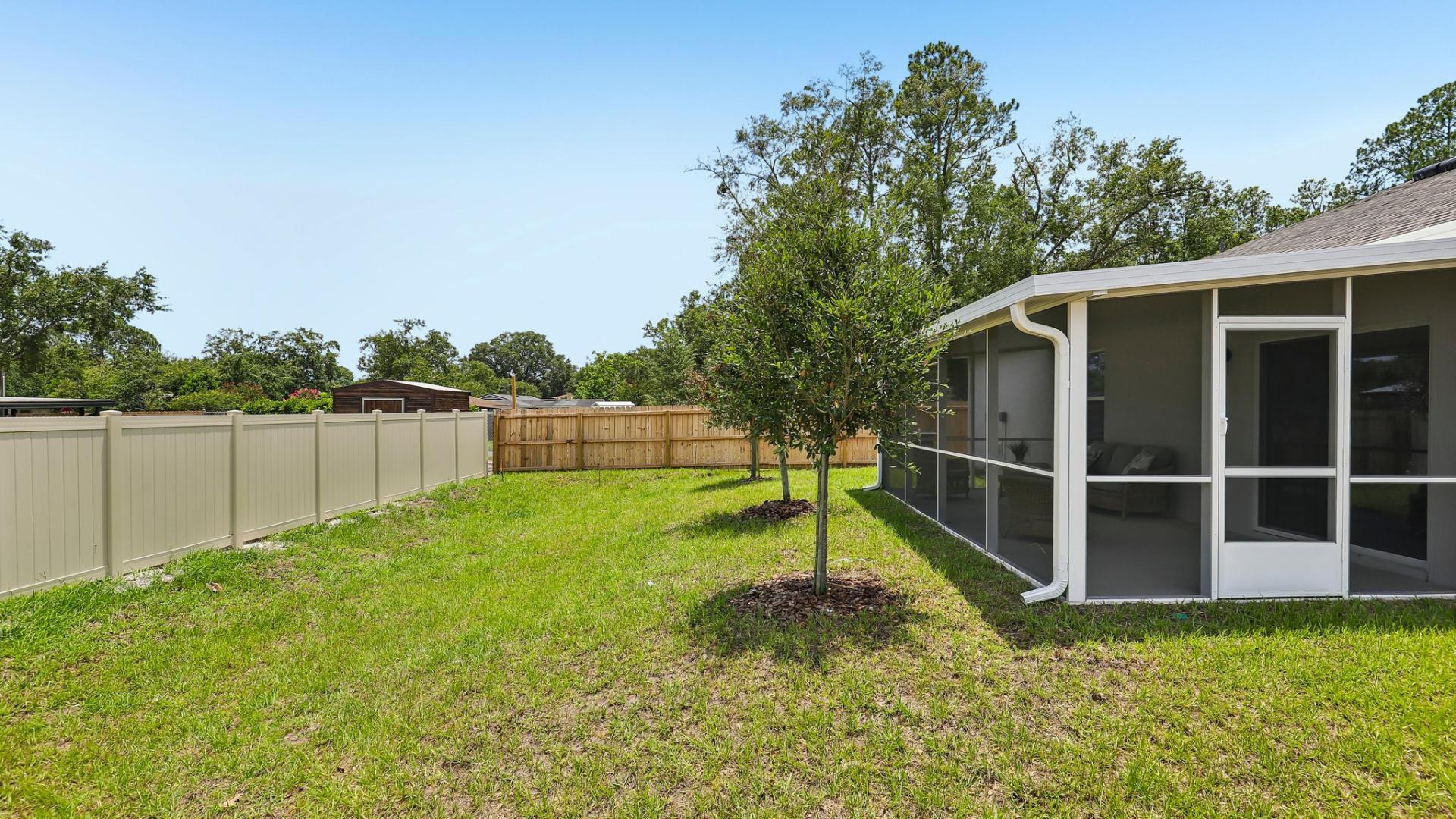 Right View looking into Hip Screened Porch