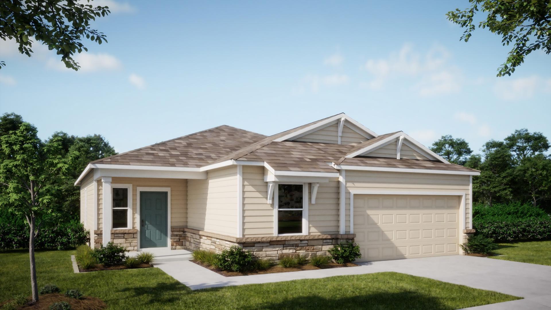Elevation: J Opt Stone Front