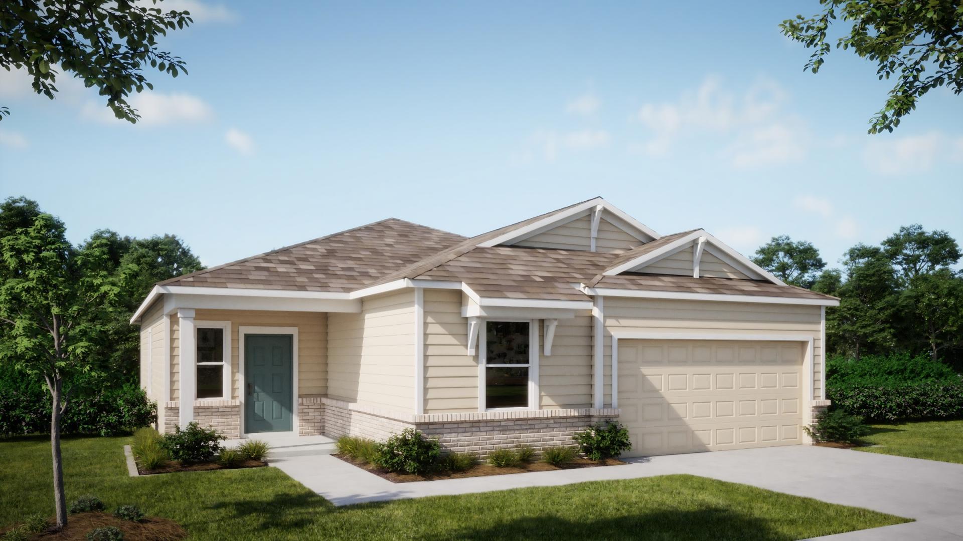 Elevation: J Opt Brick Front