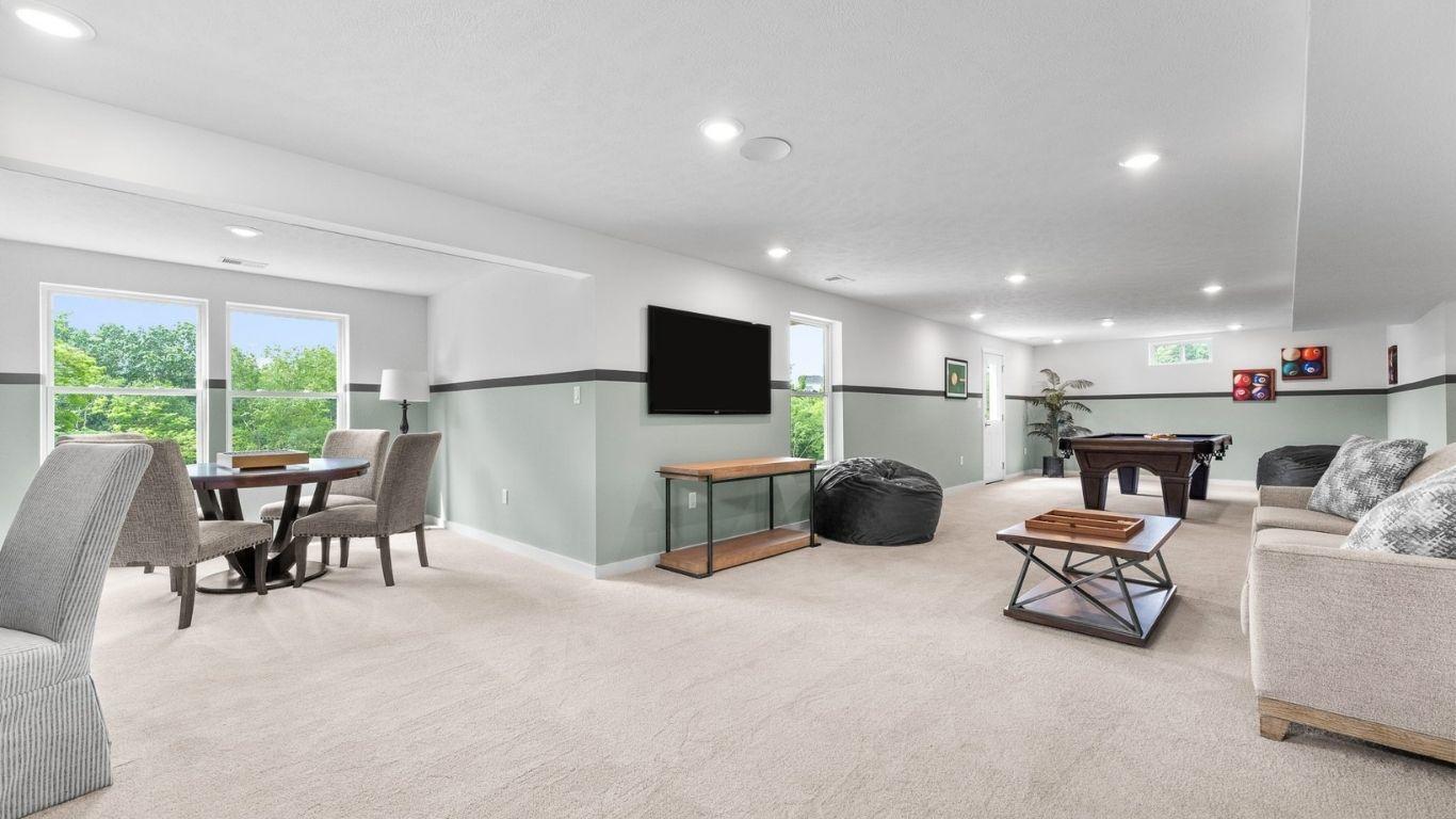 Choose a walkout basement and create the perfect hangout space for entertaining.