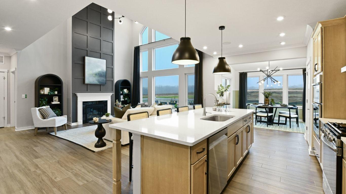 Open home designs with space in all the right places.