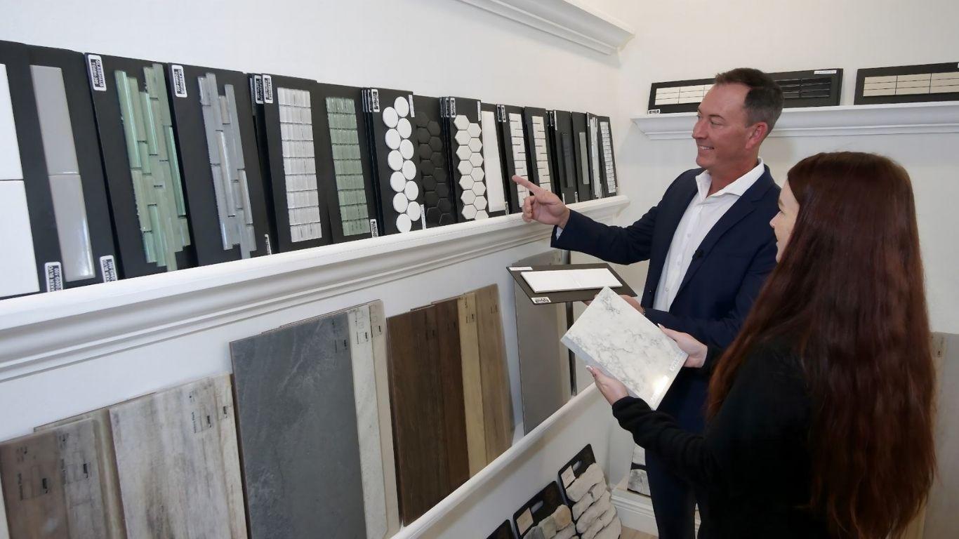 An inhouse design center makes the selection process personable and easy.