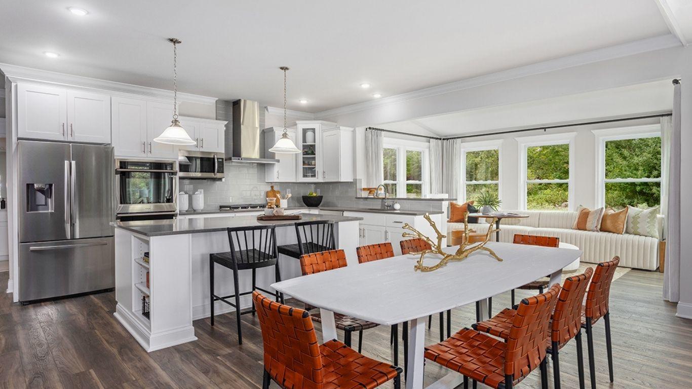 All homes have open floor plans flooded with natural light, creating a spacious and airy feel.