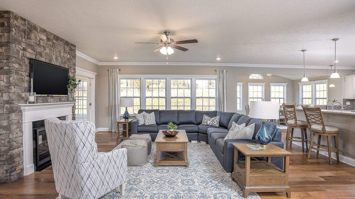 Personalize your home with built-in bookshelves, stone fireplace, and more! Join the List to get the details!