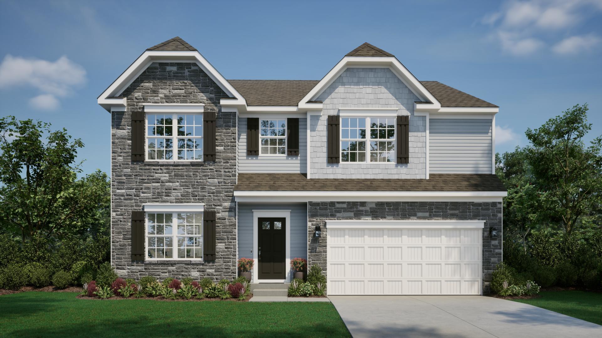 Elevation: B Opt Stone