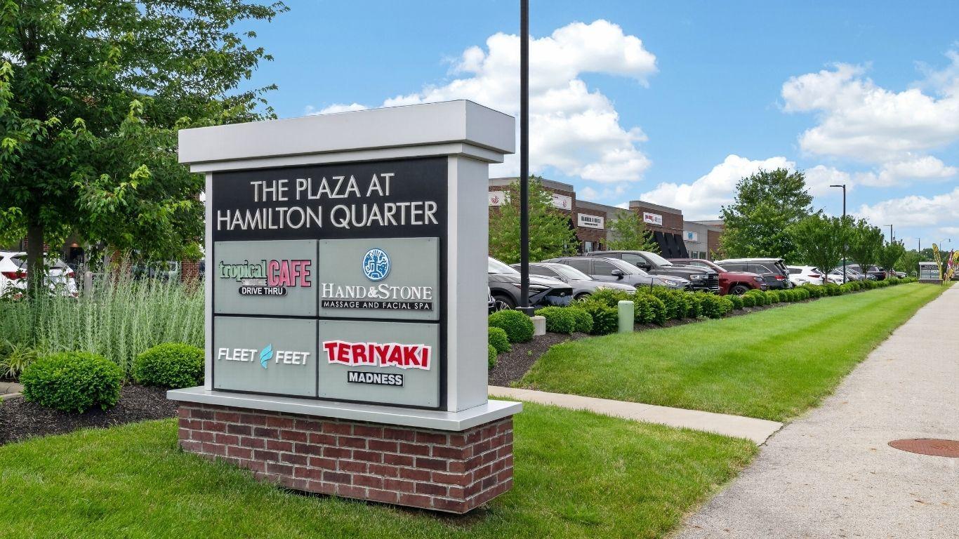 Errands are easy with The Plaza at Hamilton Square nearby.