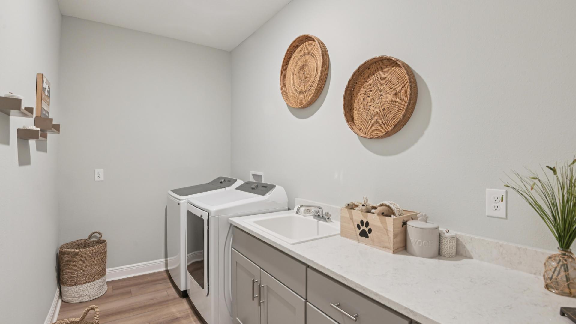Laundry days are easier when it’s all yours.