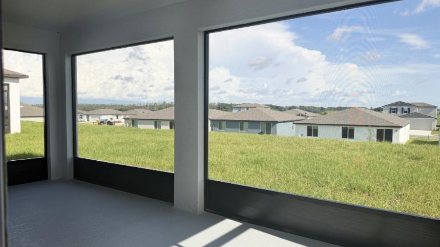 Large screened lanai