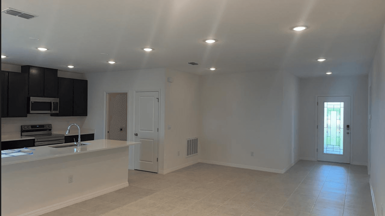 Extra lighting and full light front door