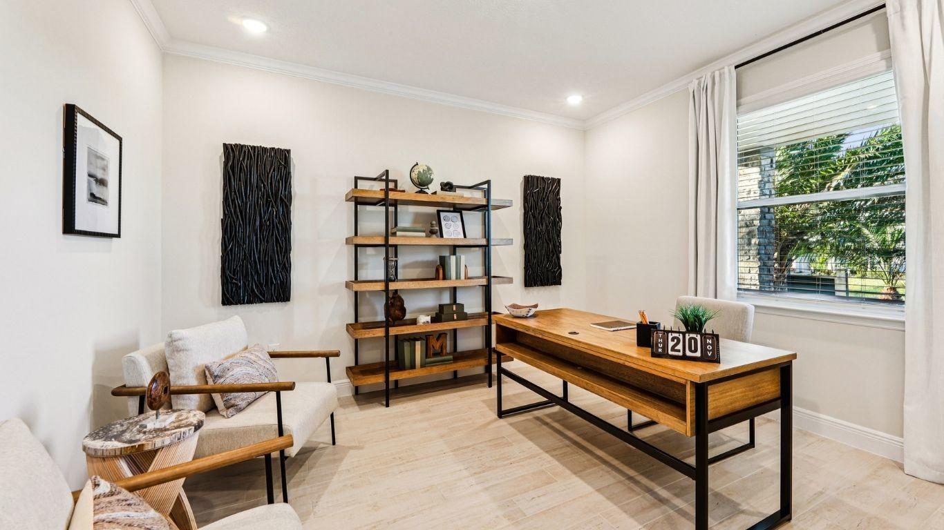 Create a home office, playroom or dining room in the flex space - the choices are endless.