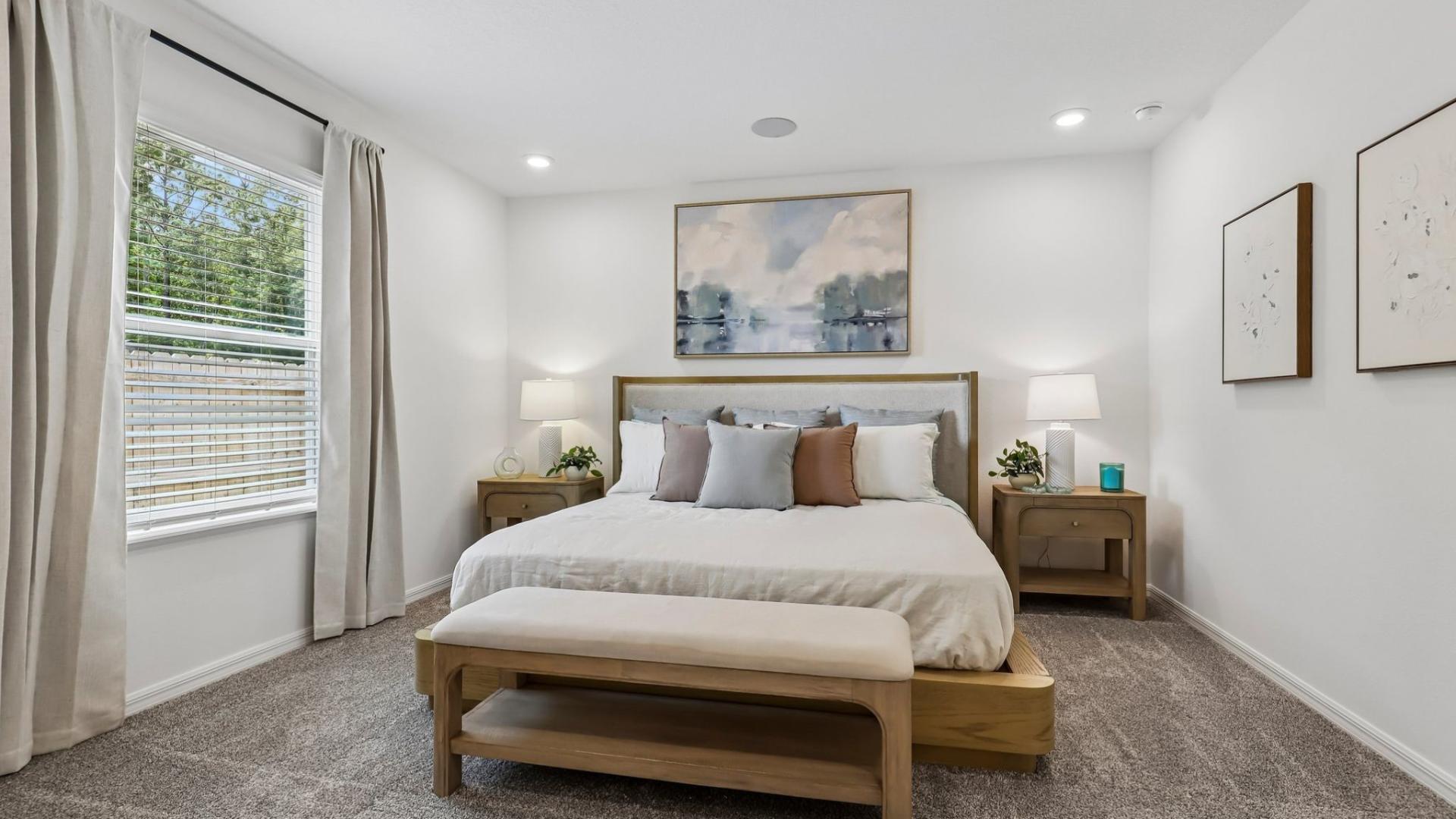 Expansive master suites designed for unwinding.