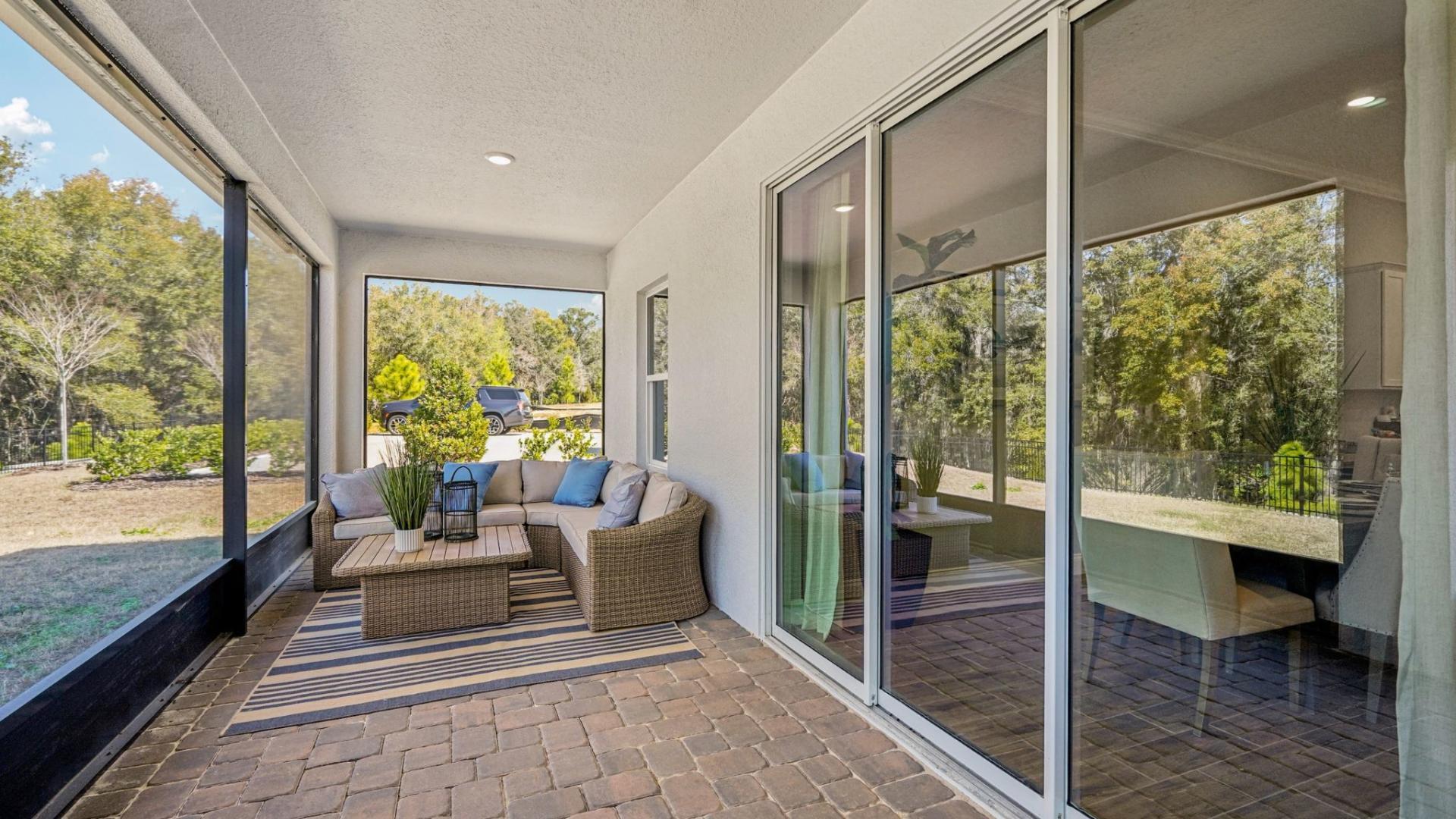 Outdoor space to relax and unwind at the end of a long day.