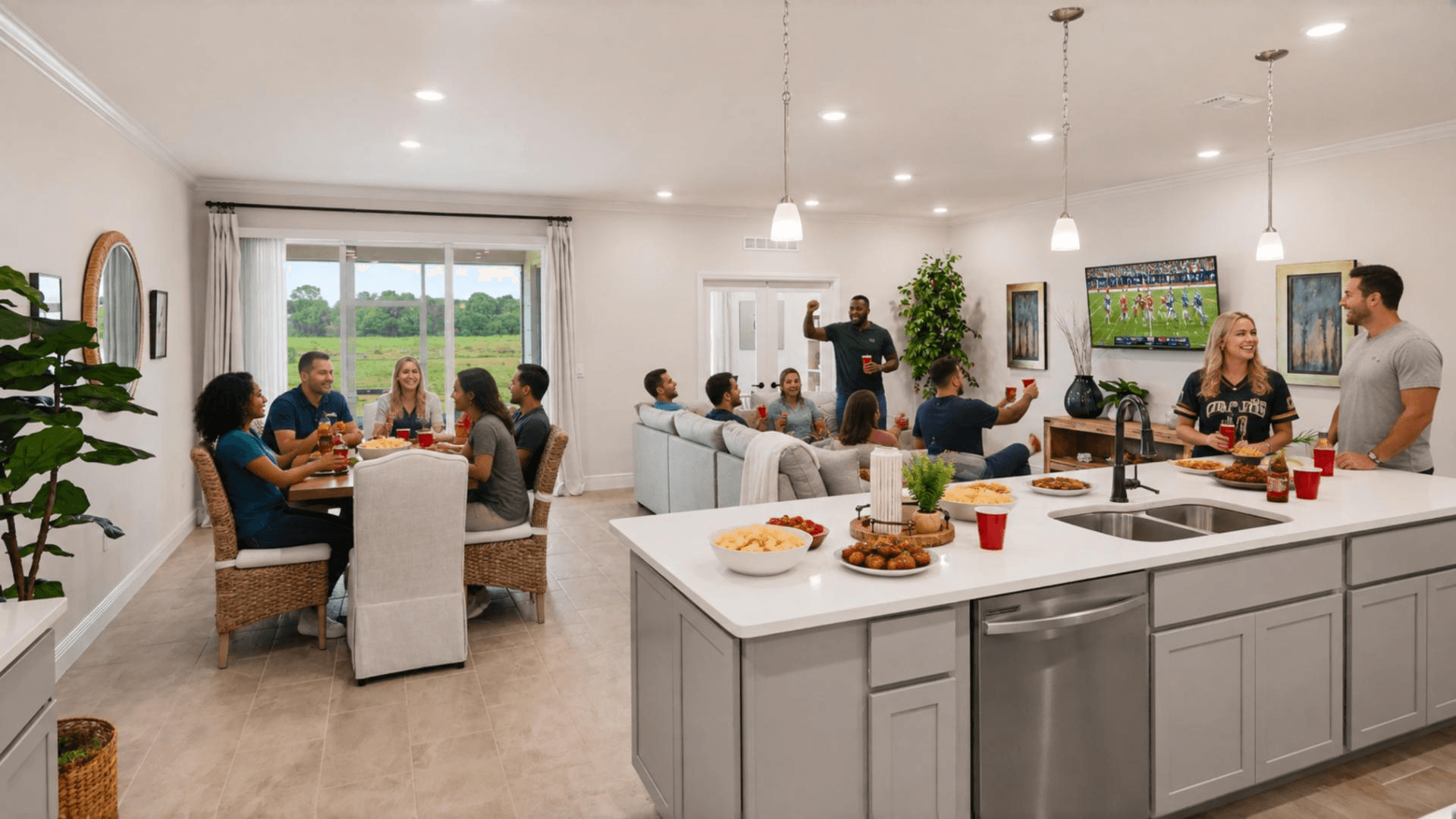 Designed for connection: Our open-concept layouts mean you never miss a moment or milestone.