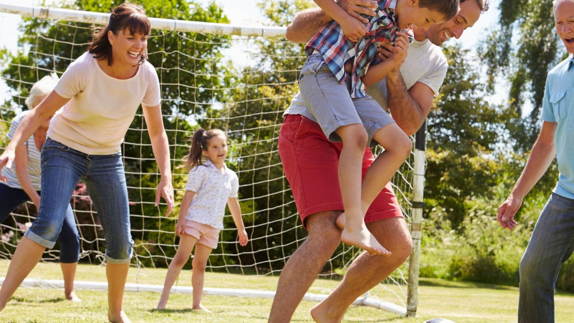 Backyards for picnics, gardens and afternoon soccer.