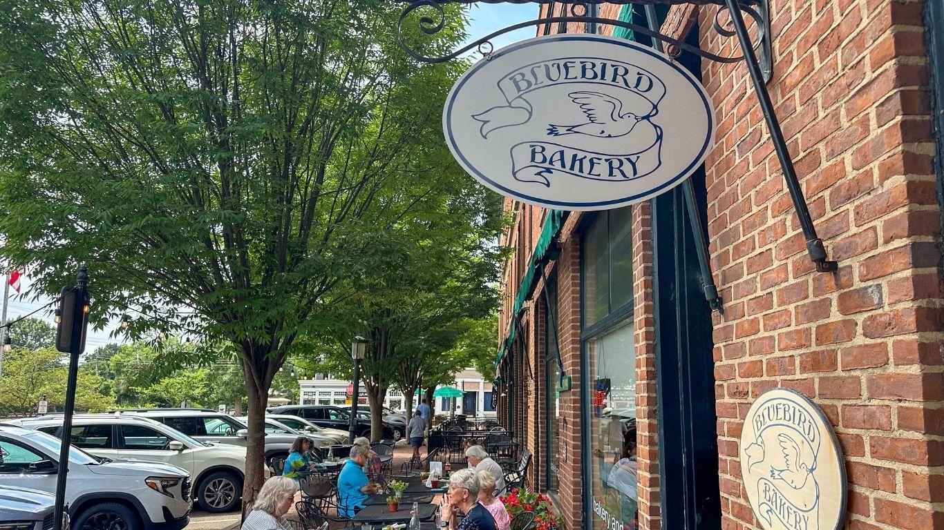 Enjoy delicious homemade pies and cozy bakery treats just minutes from home at Blueberry Bakery.
