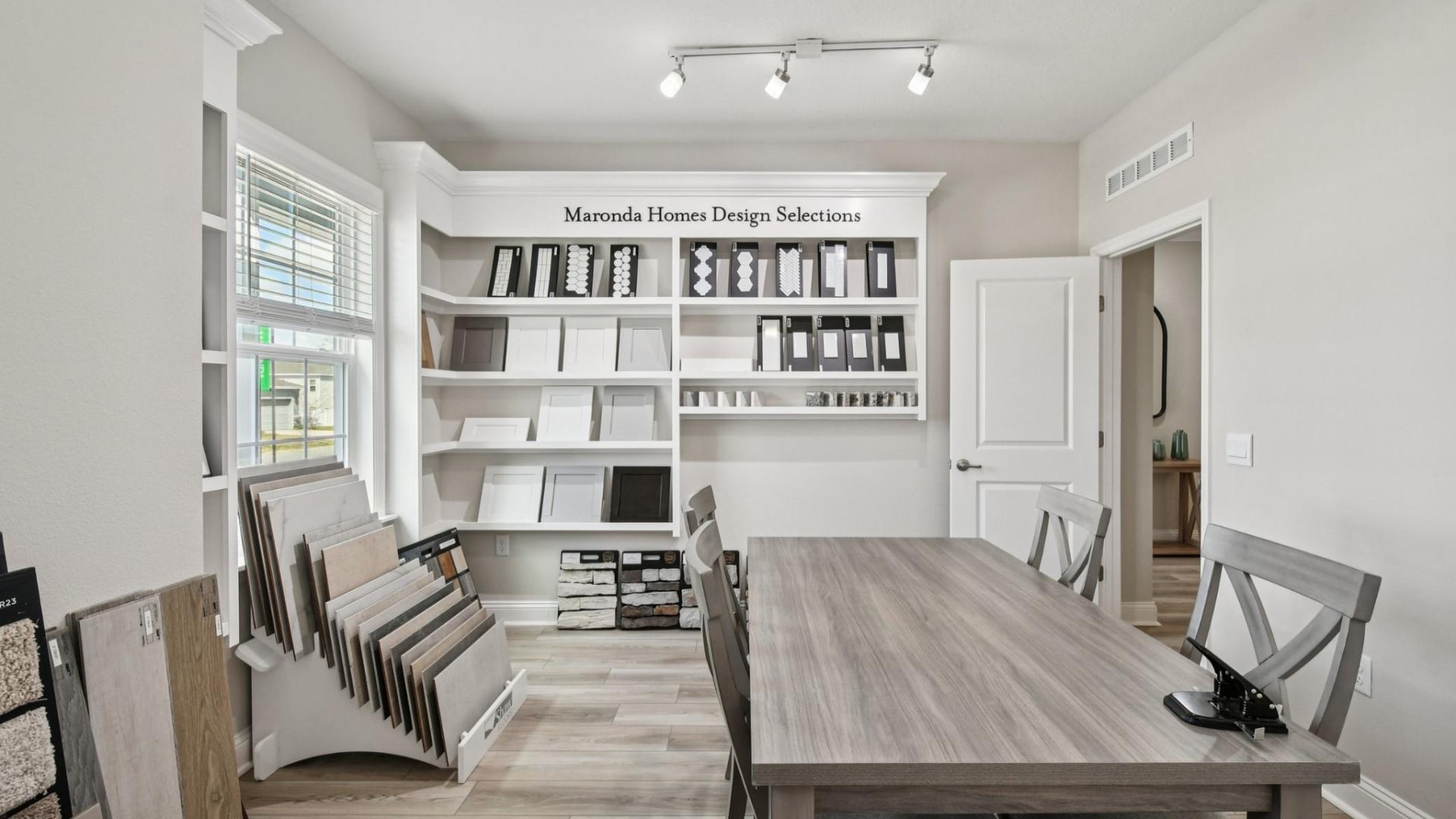 Hand-select your features and finishes at our design center to make your new home truly yours.