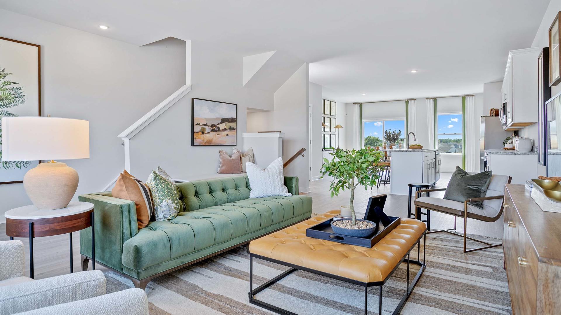Open floor plans make it easy to entertain friends and family.