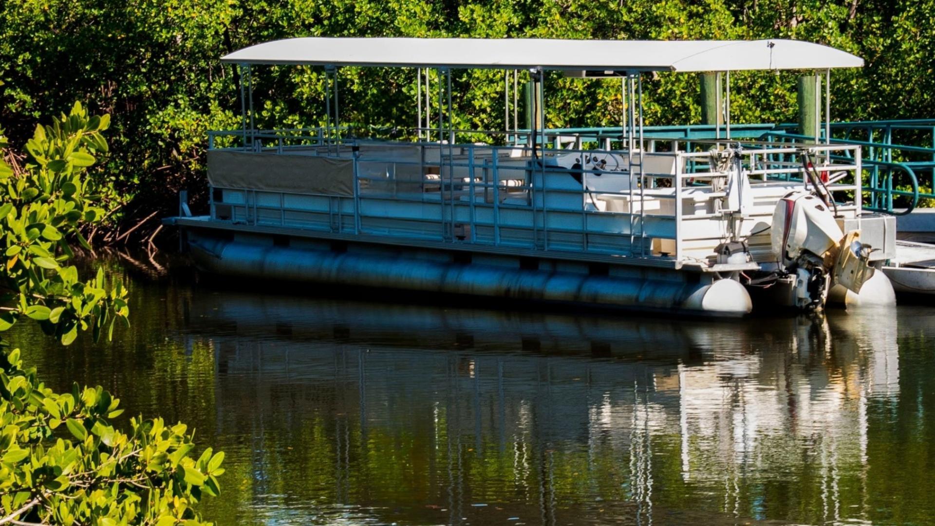 Take a free ferry to Hontoon Island State Park, 2 miles away. Fish, hike, kayak, bike, or camp.