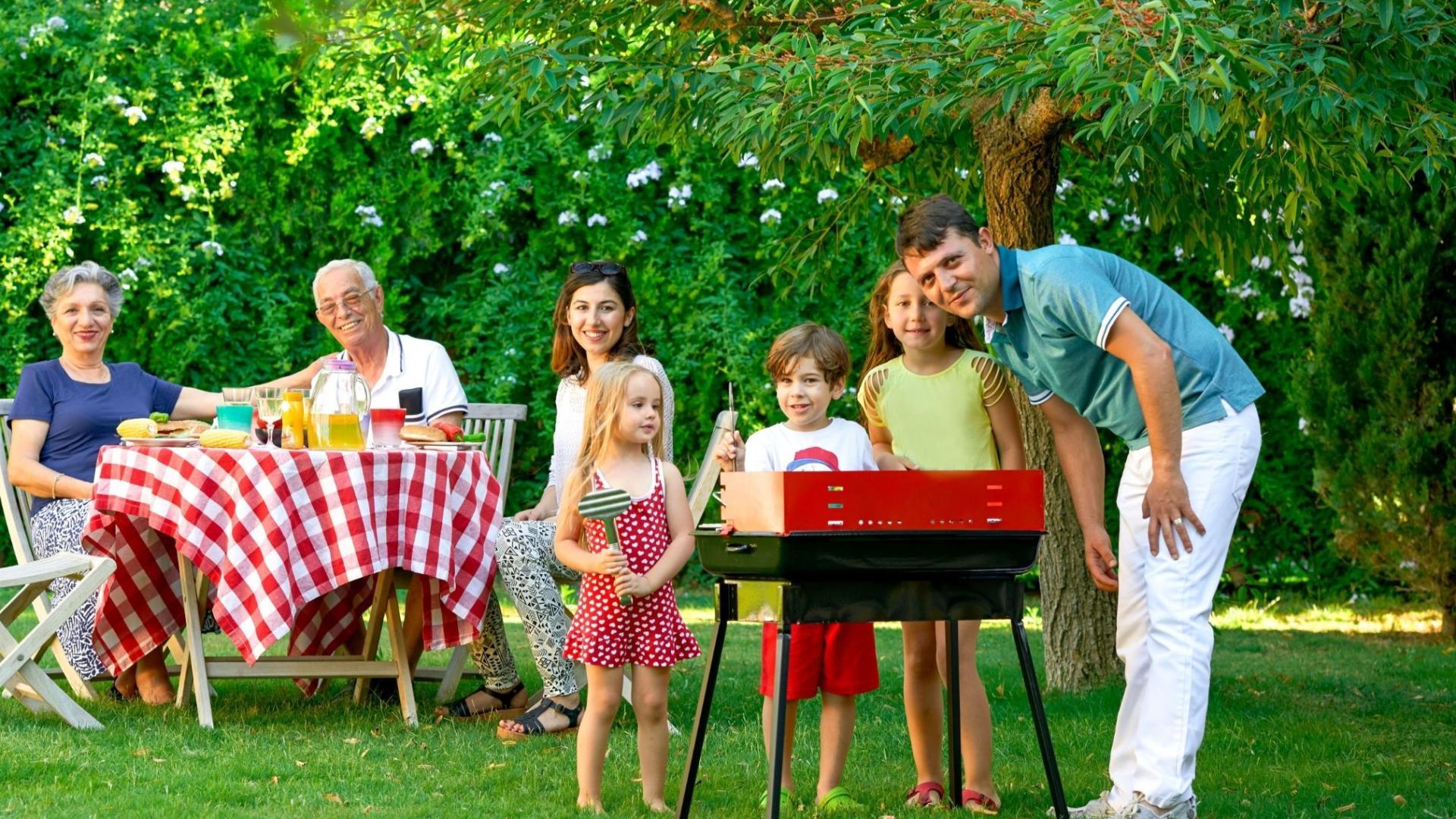 Backyards for patios, playsets, and fire pits – where everyone can gather.