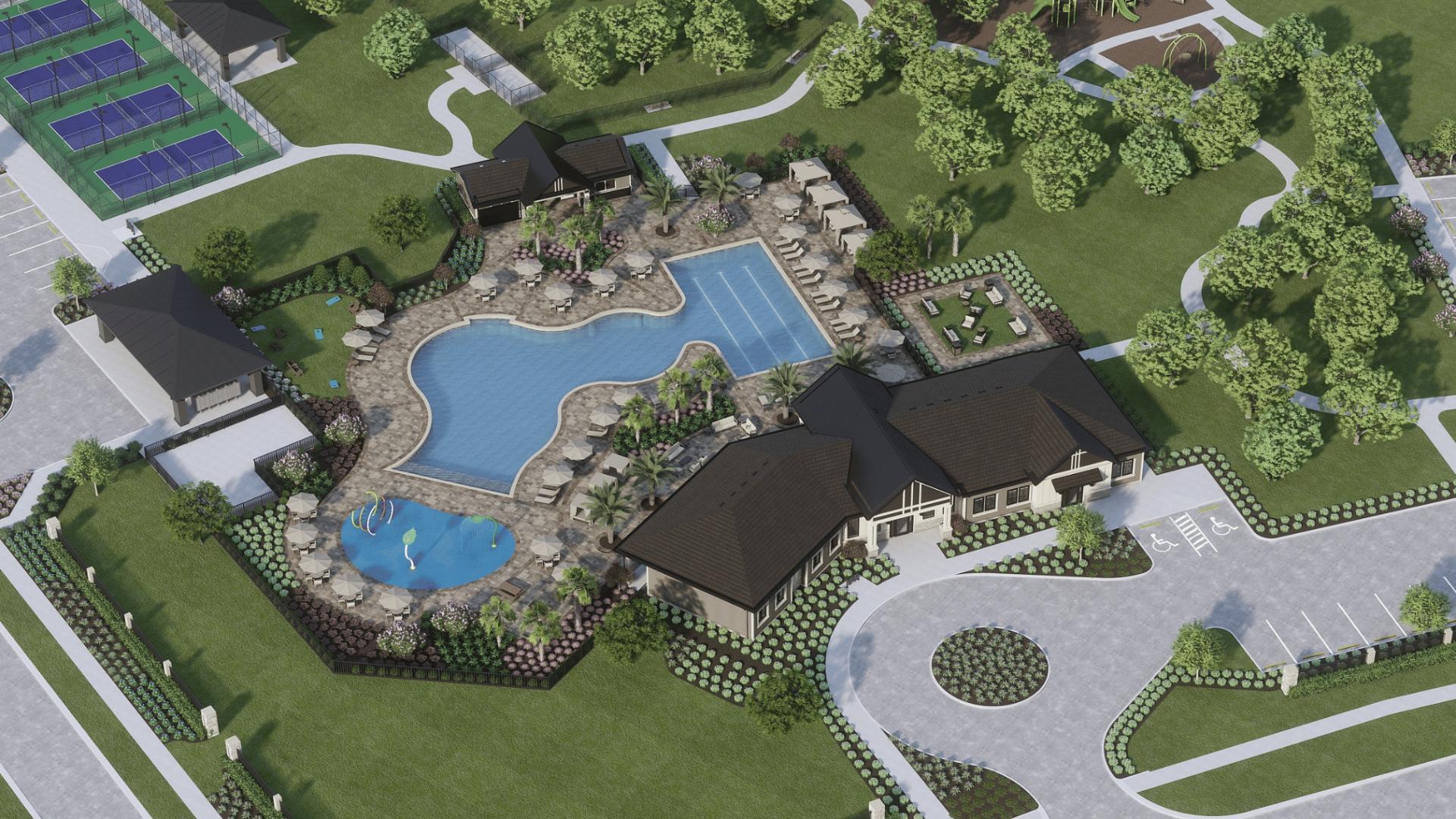 Enjoy community pools, dog park, pickleball courts, and more!