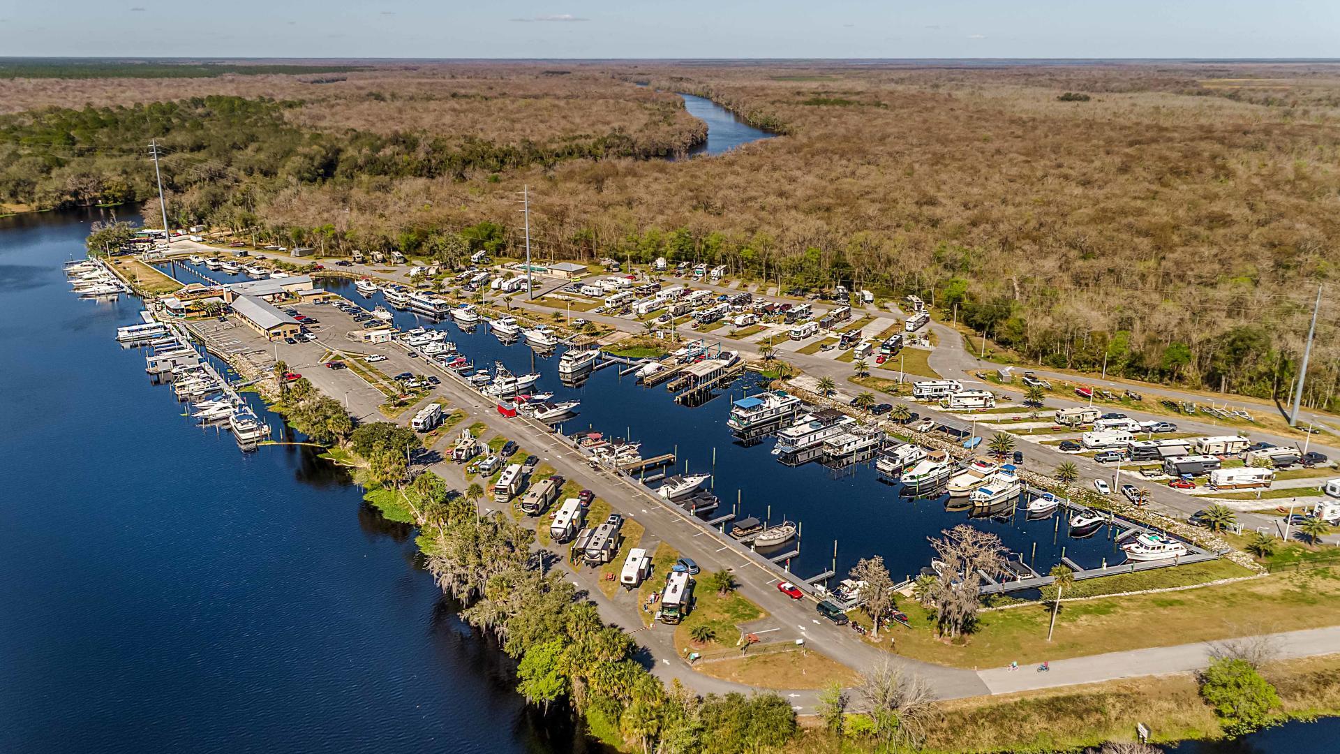 St. John's Marina in Deland is a local haven for outdoor fun with boat access and a large RV campground.