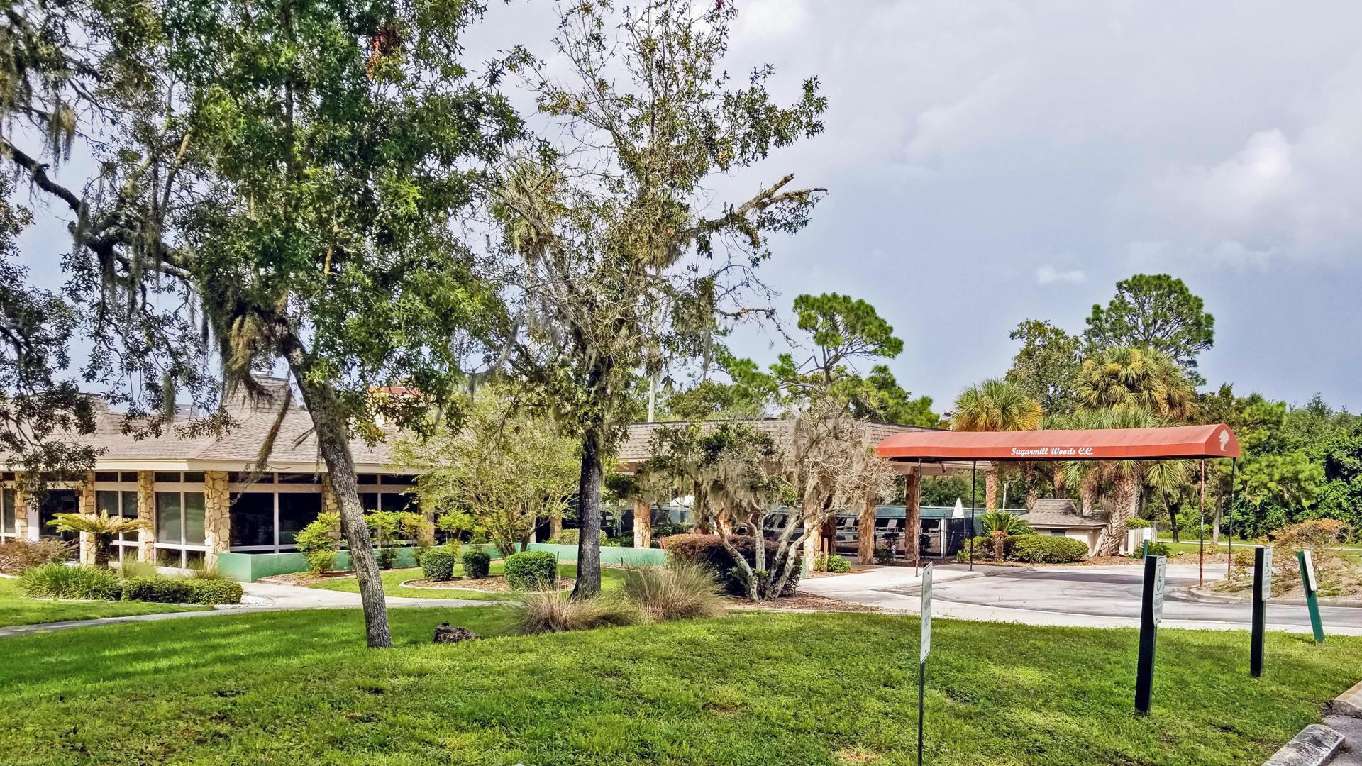 Visit Sugarmill Woods Country Club and enjoy 27 holes of golf, tennis courts, shuffleboard, racquetball, and swimming pools.