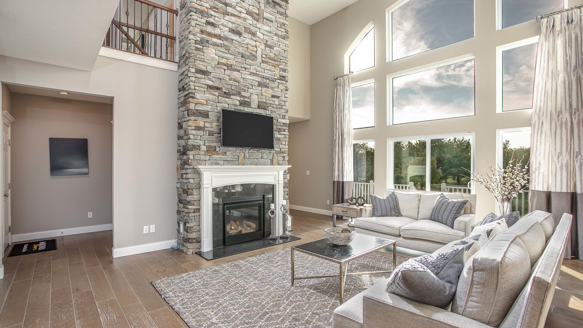 Enjoy a cup of coffee in the morning or glass of wine after a long day in your new living room.