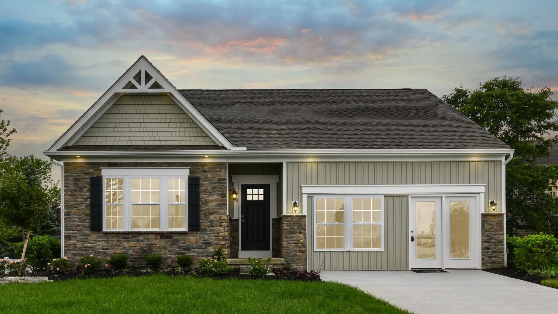 Choose from four different ranch style homes - some including basements!