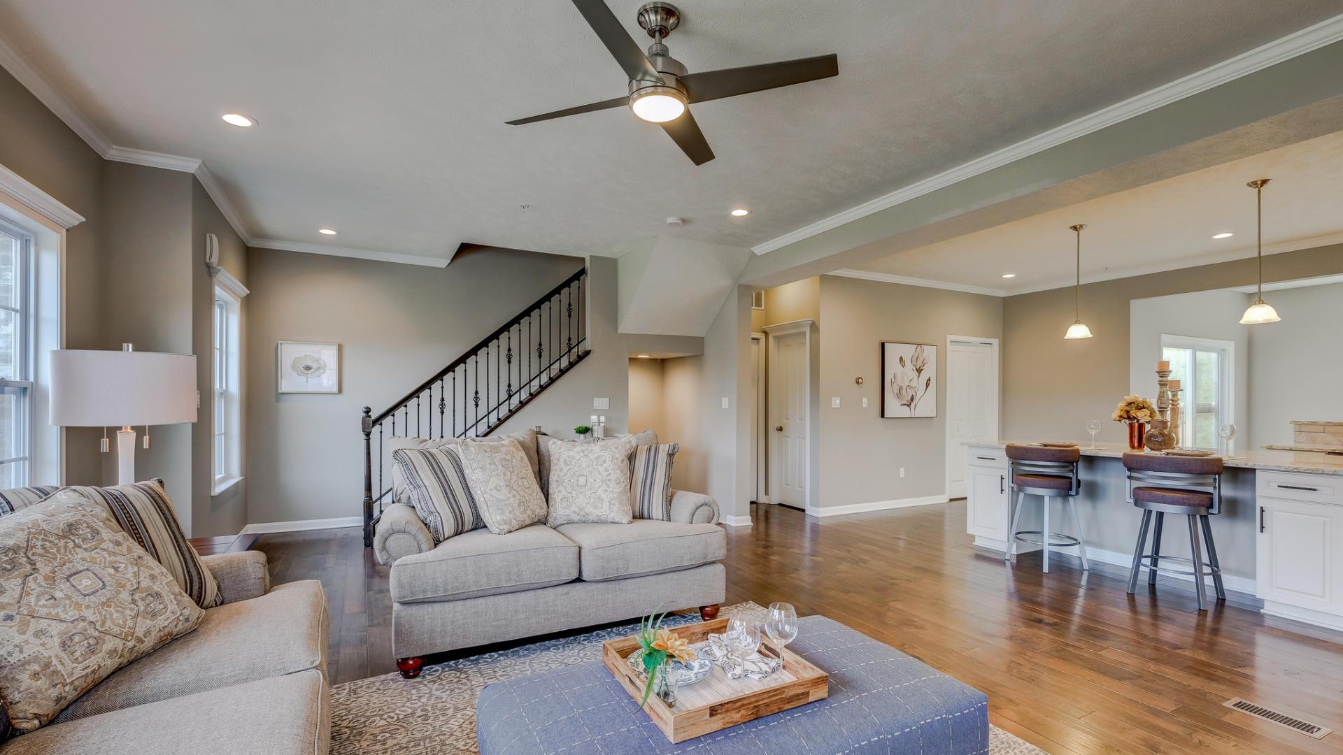 Living rooms seamlessly flow into the kitchen—perfect for hosting friends and family.