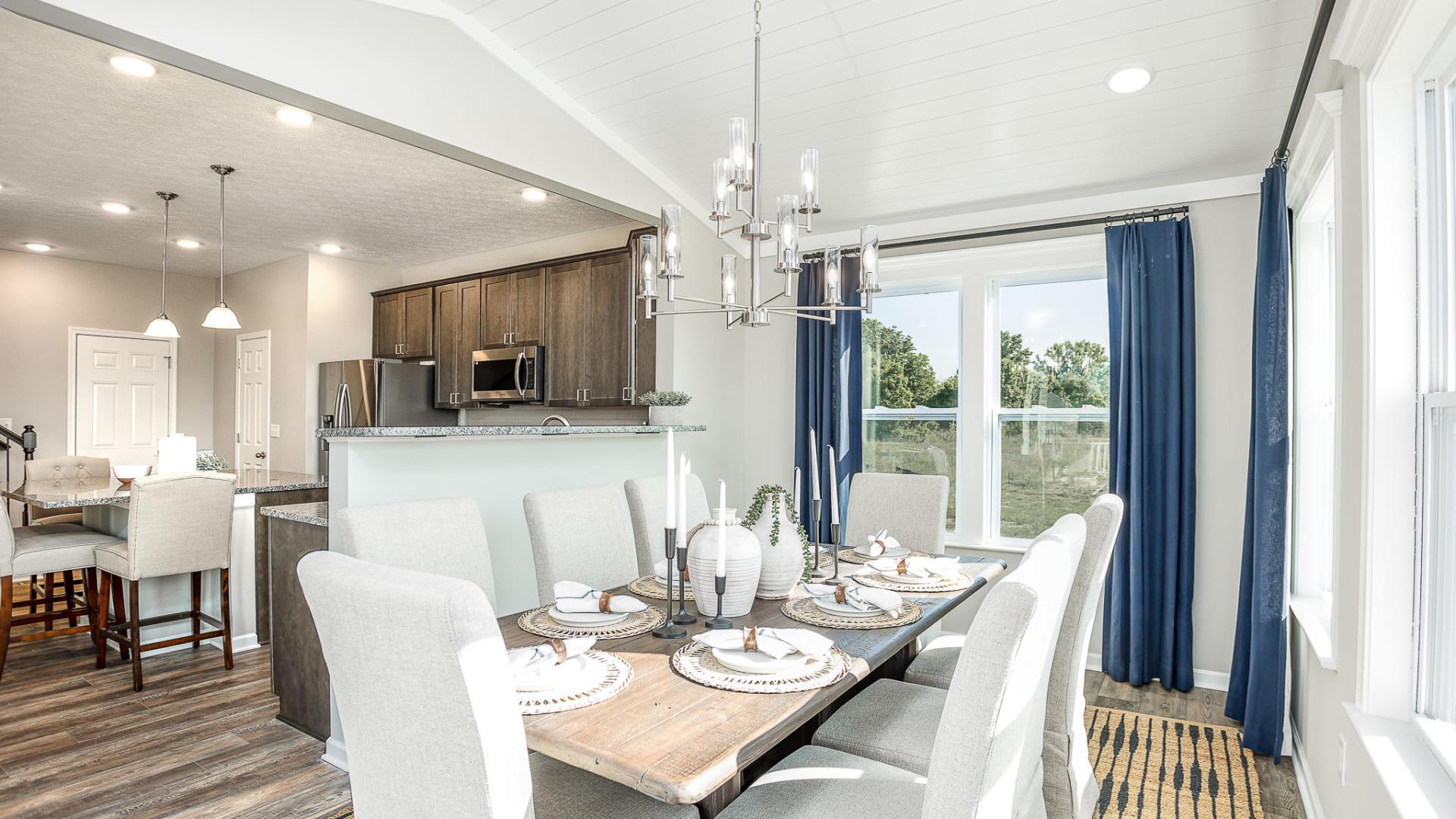 Your living area flows seamlessly into the kitchen, creating one spacious area in the heart of your home.