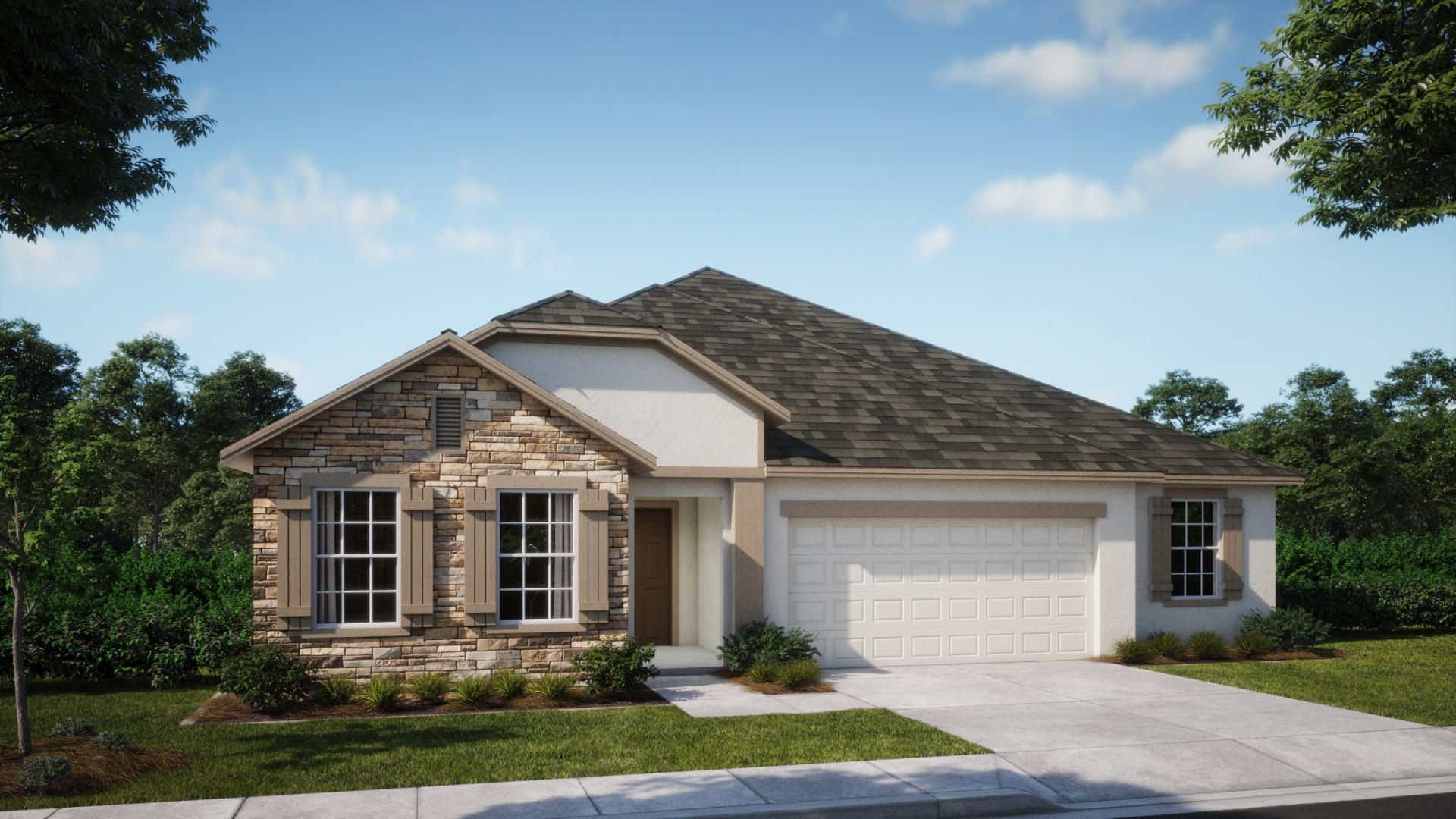 Huntington Plan at Magnolia Estates in Lakeland, FL by Maronda Homes