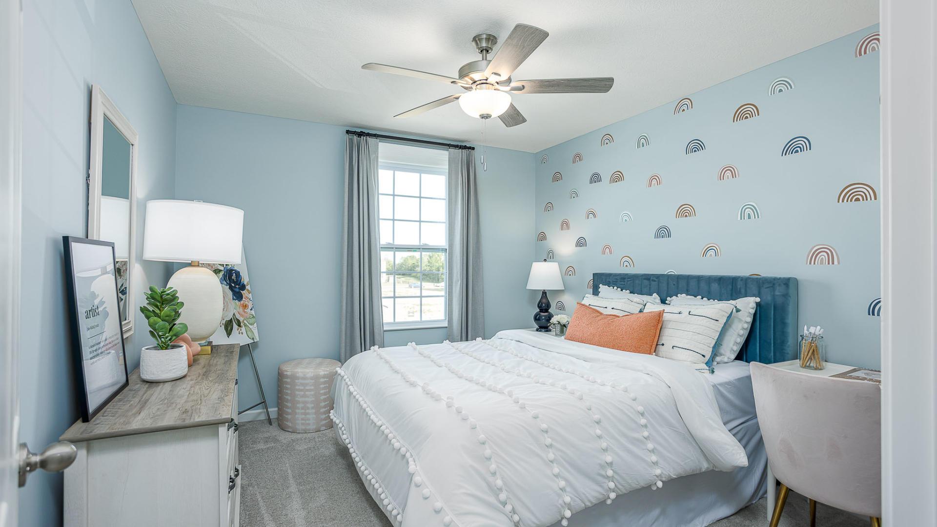 Your kids will love personalizing their own bedrooms.