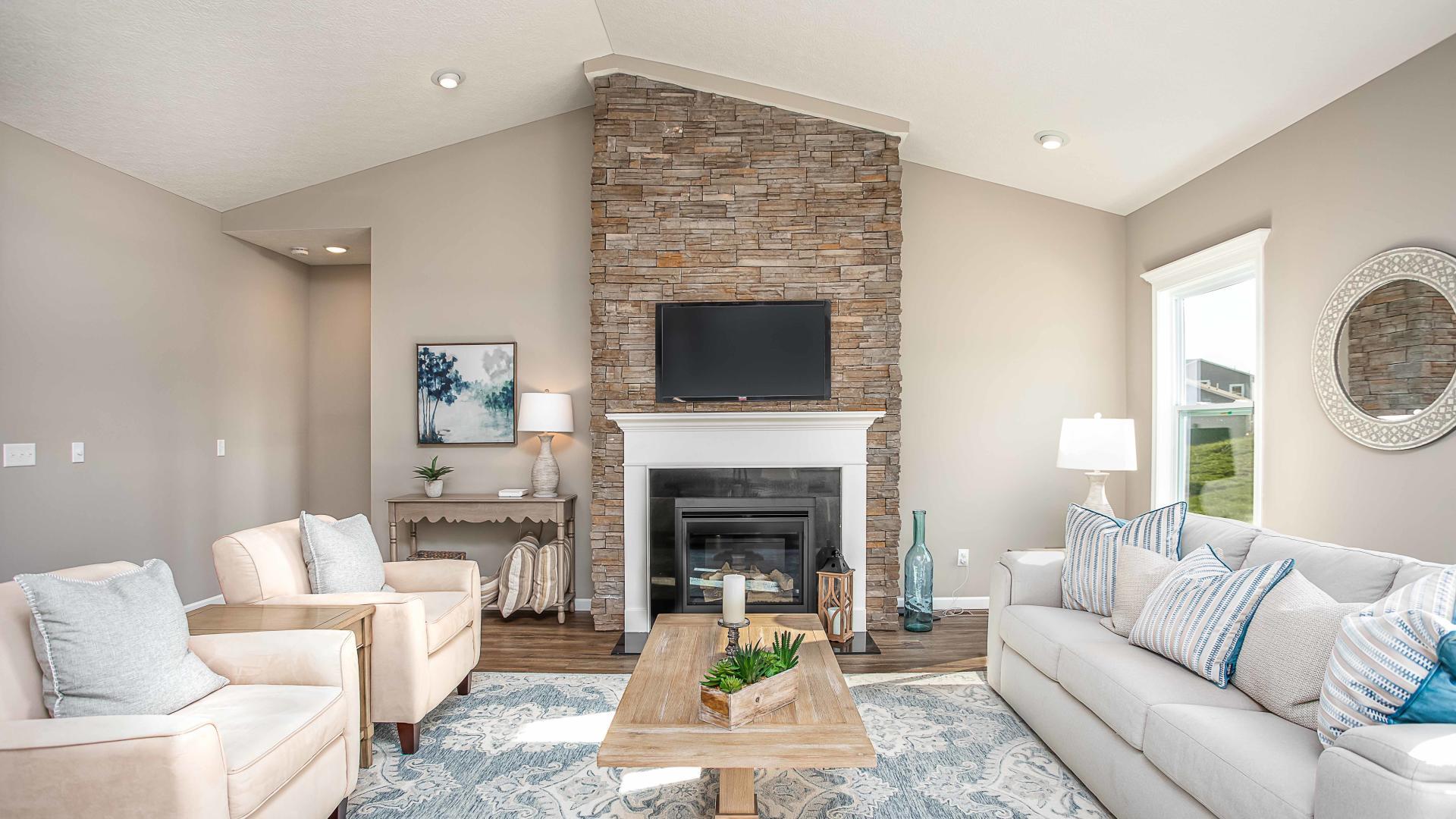 Cozy and spacious living rooms meant for relaxation.