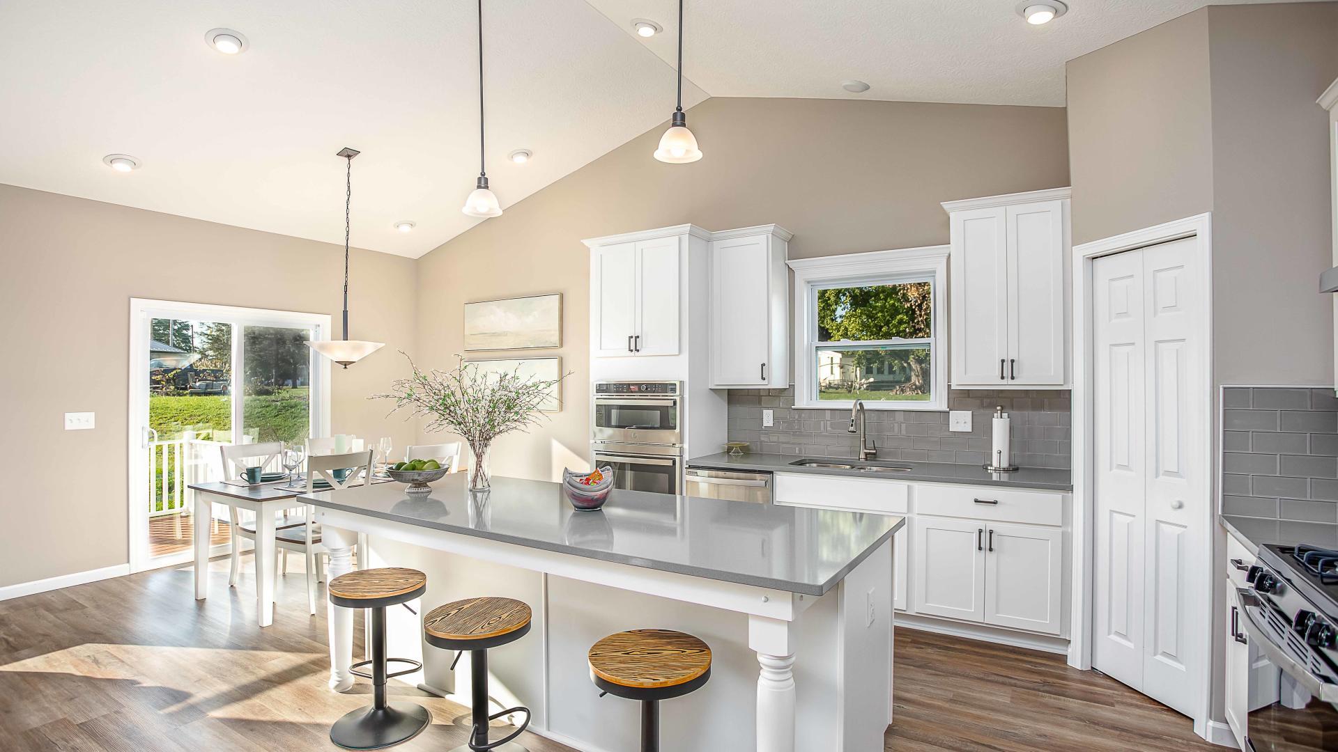 LVP flooring, stainless steel appliances, islands with storage space, and more!