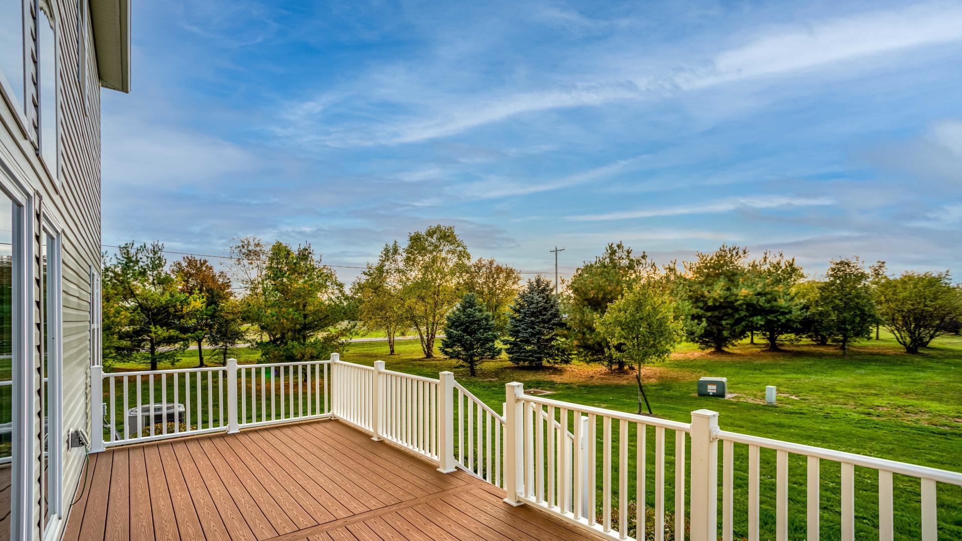 Enjoy your first cup of coffee in the morning or a glass of wine after a long day on your sun-filled deck.
