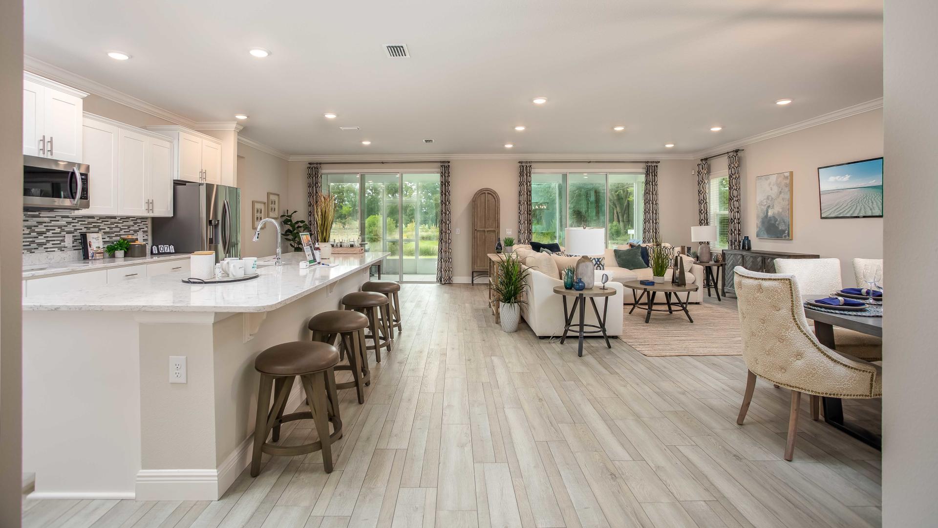 Open-concept floor plan perfect for hosting dinner parties with friends and family.