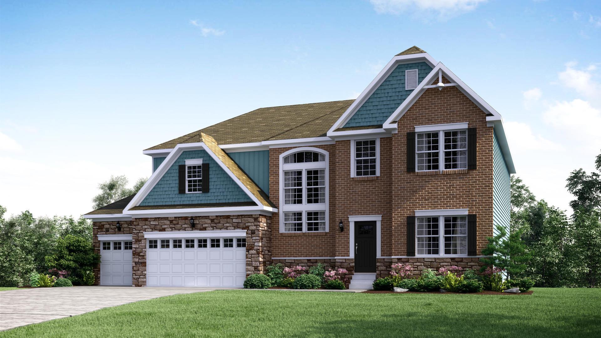 Elevation: E New England Hip Pbps Scheme