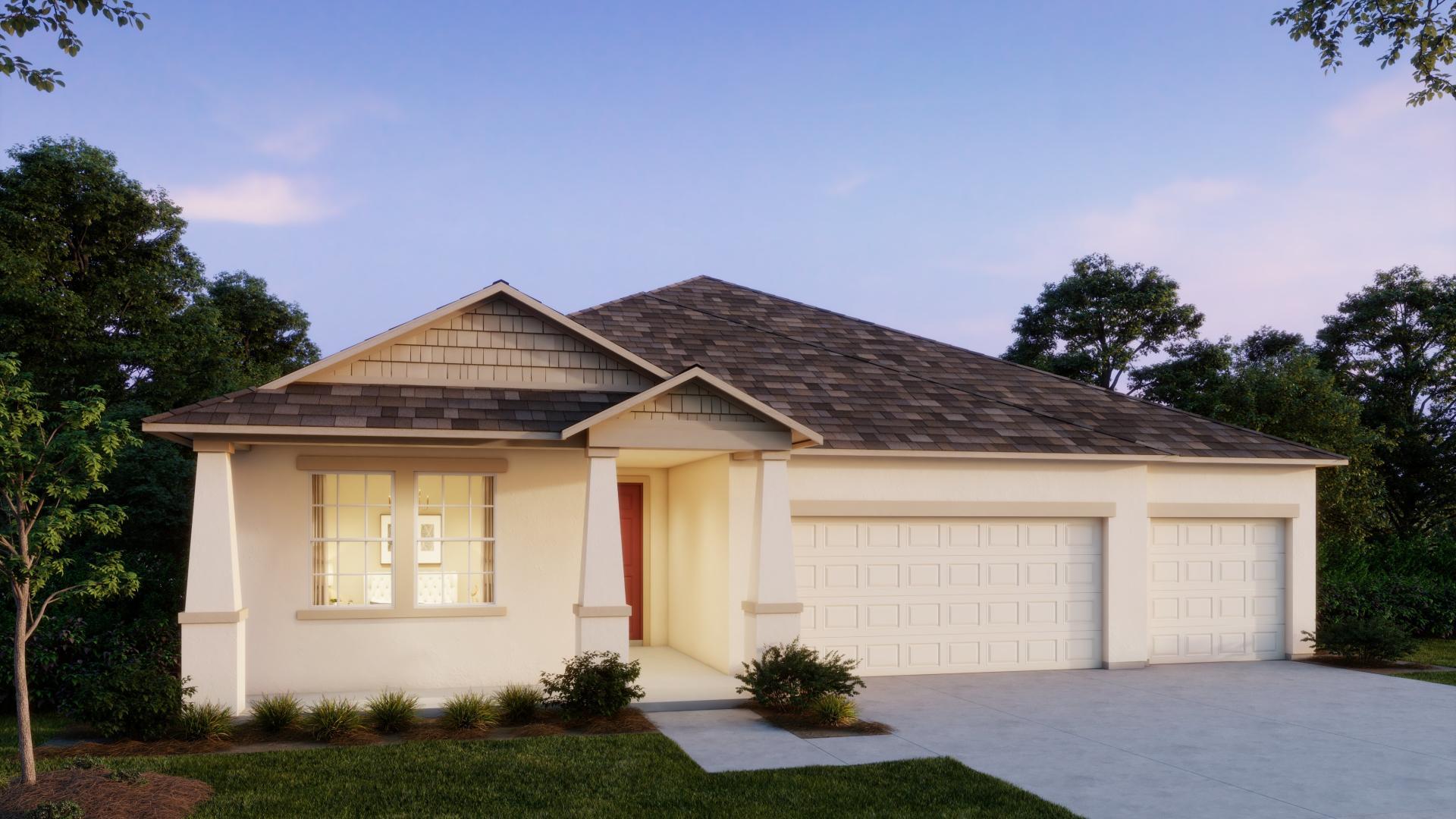 Naples Plan at Heritage Estates in Thonotosassa, FL by Maronda Homes