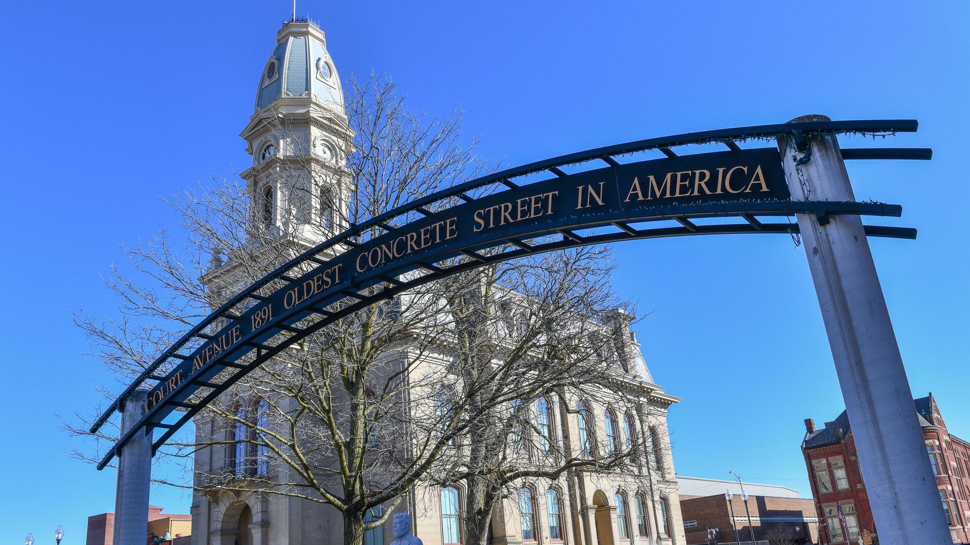 Spend an afternoon visiting the Oldest Concrete Street in America - minutes from your new home!