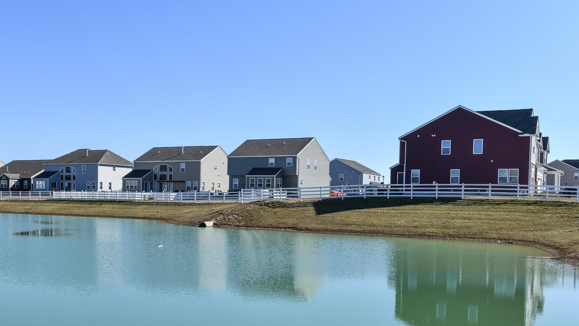 Walker Pointe features a fully stocked community pond and walking trails!