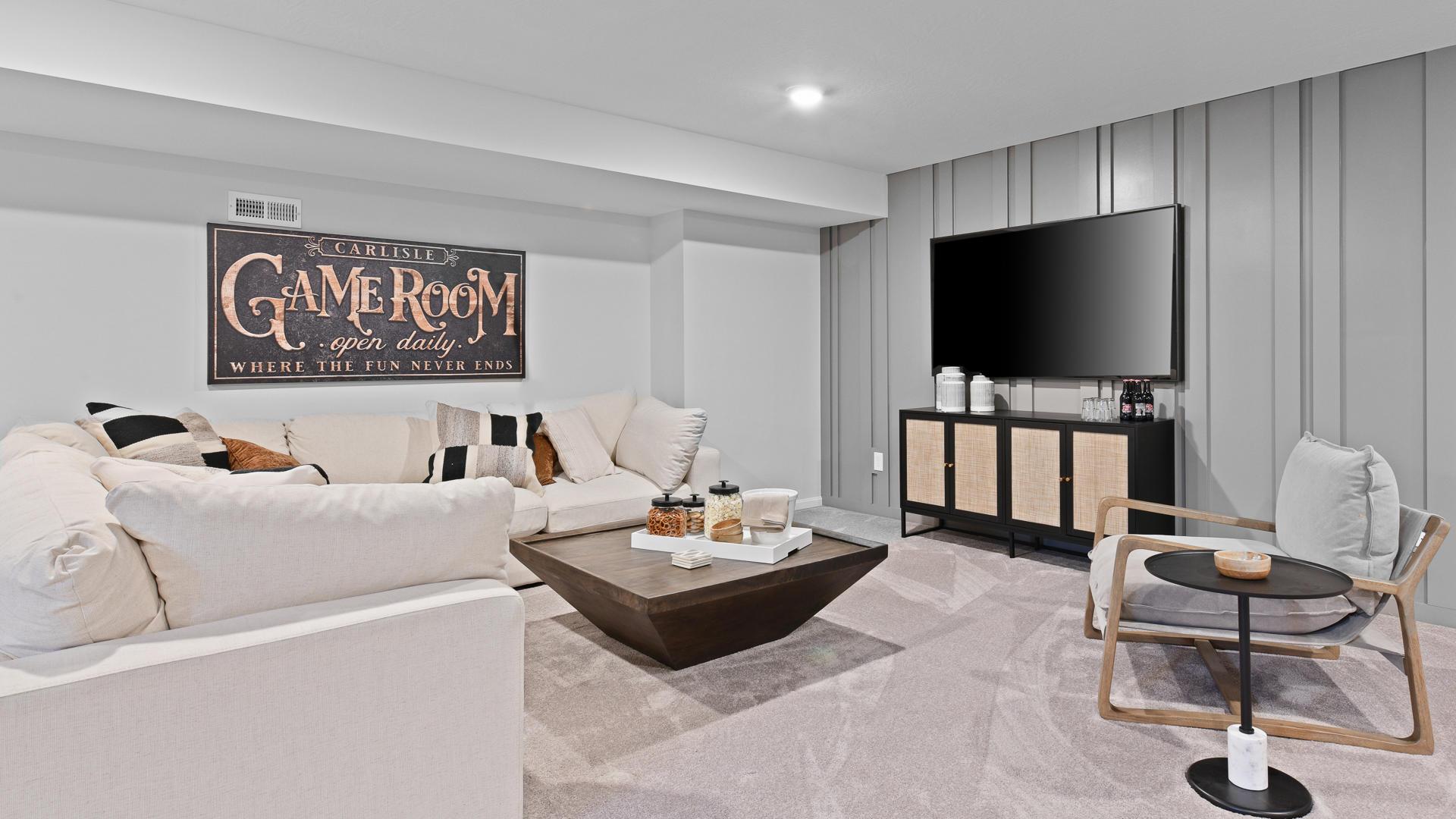 Include a basement for added storage or finish later for extra hangout space.