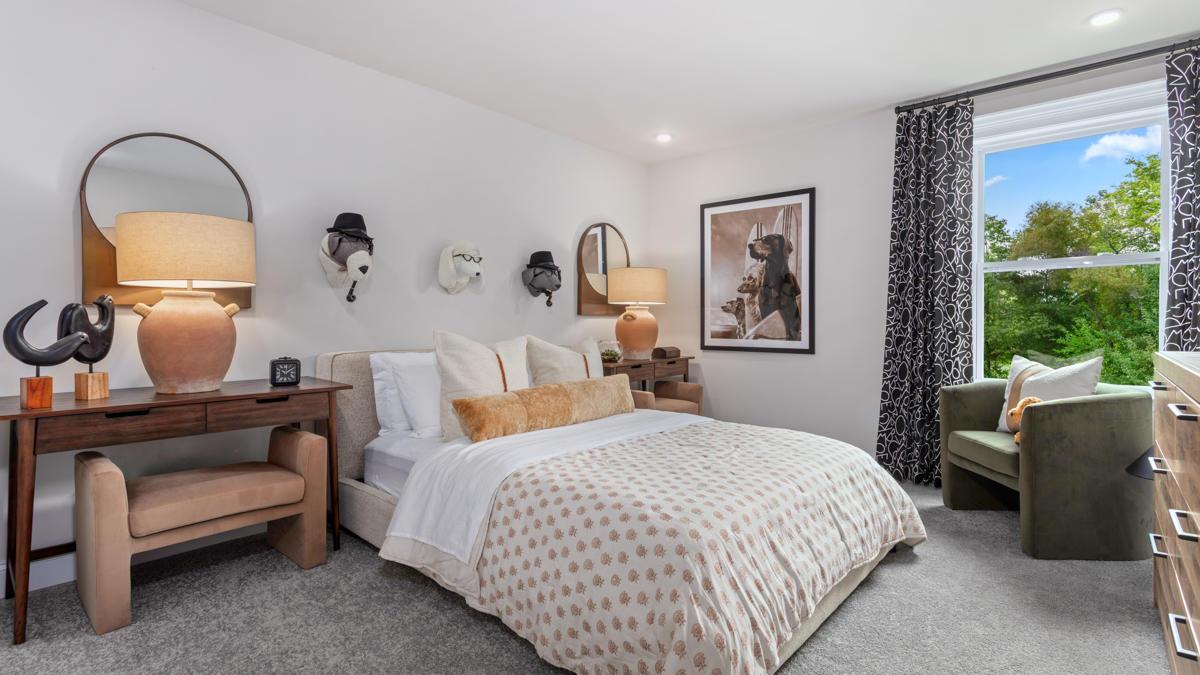 Extra bedrooms for guests to spend the night.