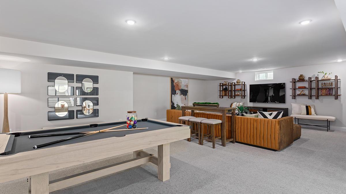 Your included basement will have space for a media room, billiards table or a space for overnight guest.