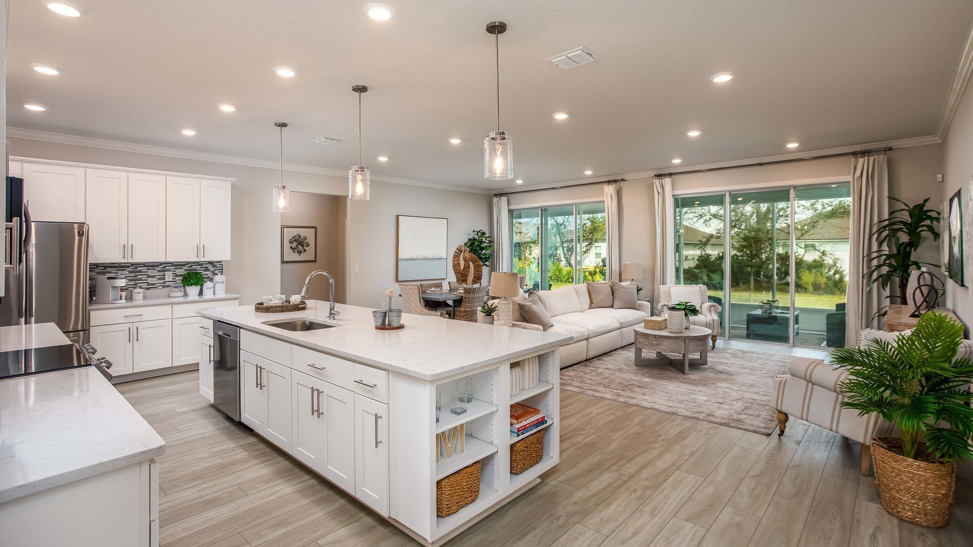 Your new home in North Port features 9' ceilings and open concept floor plans.