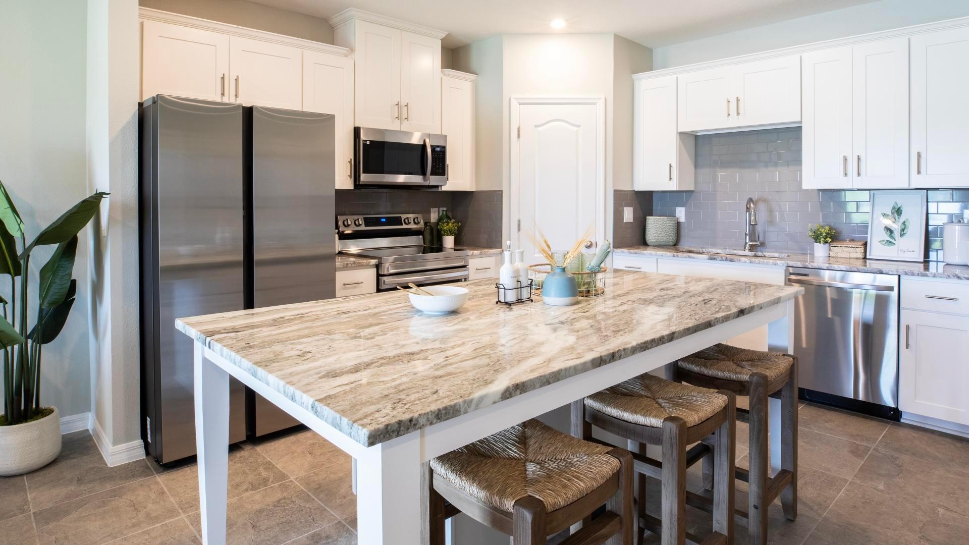 Stainless steel appliances, LVP flooring, spacious islands, and more!