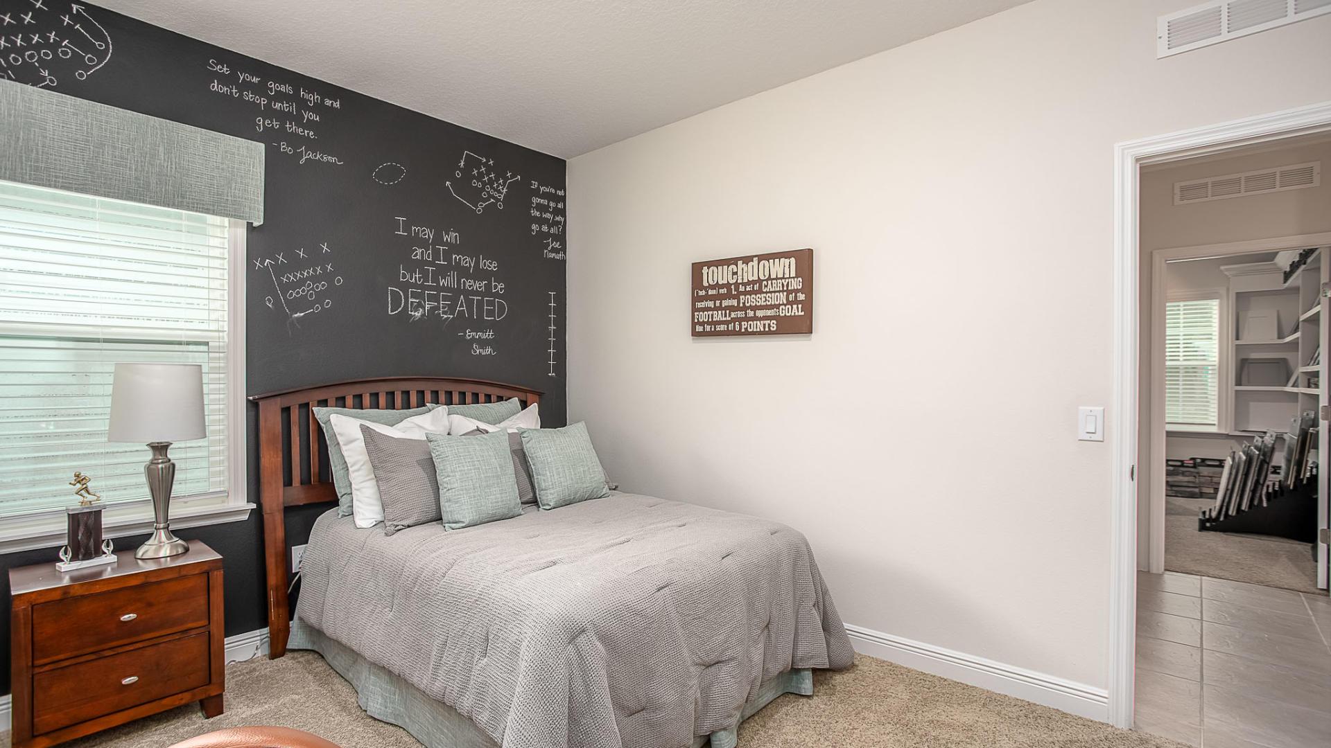 With up to 5 bedrooms everyone can have their own space and decorate their room.