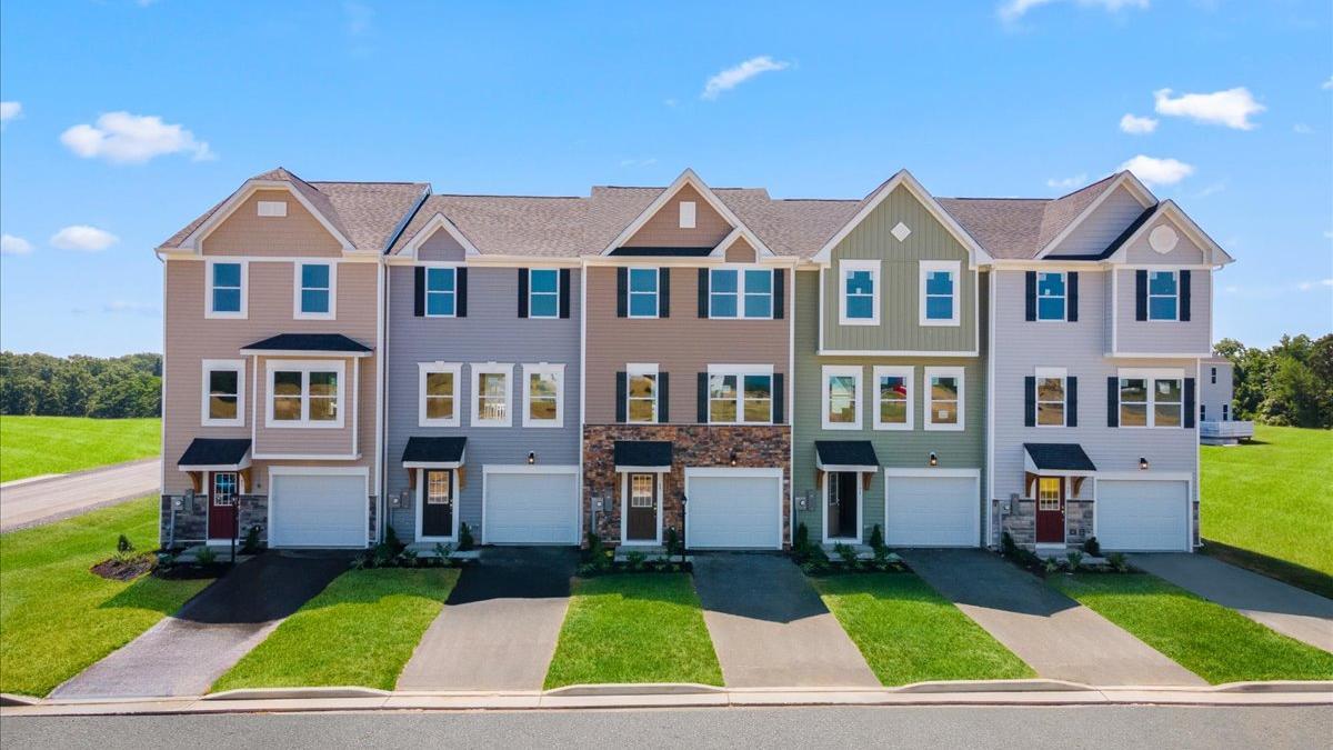 Introducing Rossum Crossing, Winchester's newest and lowest priced 1-car garage townhomes with large backyards.