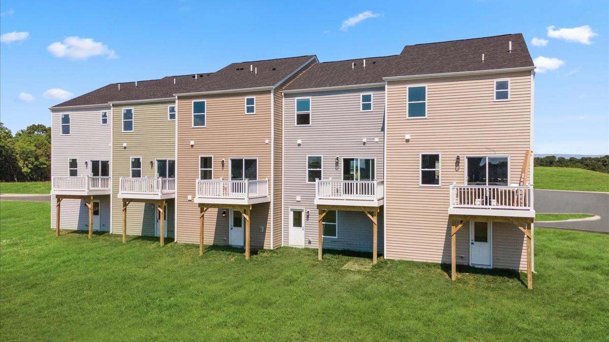 Spacious backyards are included! Add a deck outside for even more space.