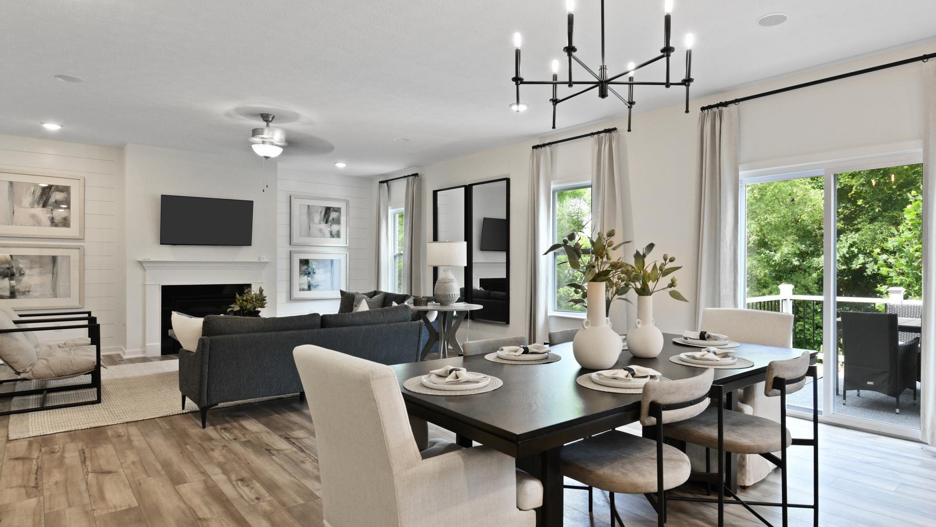 Open floor plans make it easy to entertain or help the kids with homework while making dinner.