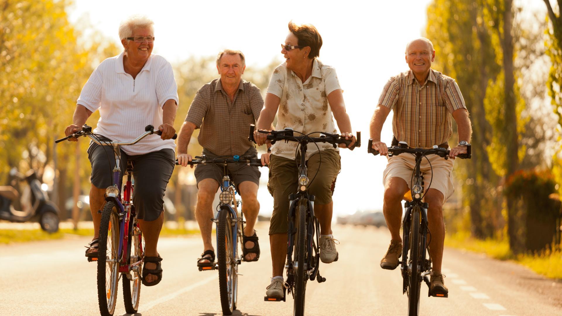 Go biking at nearby parks and trails.